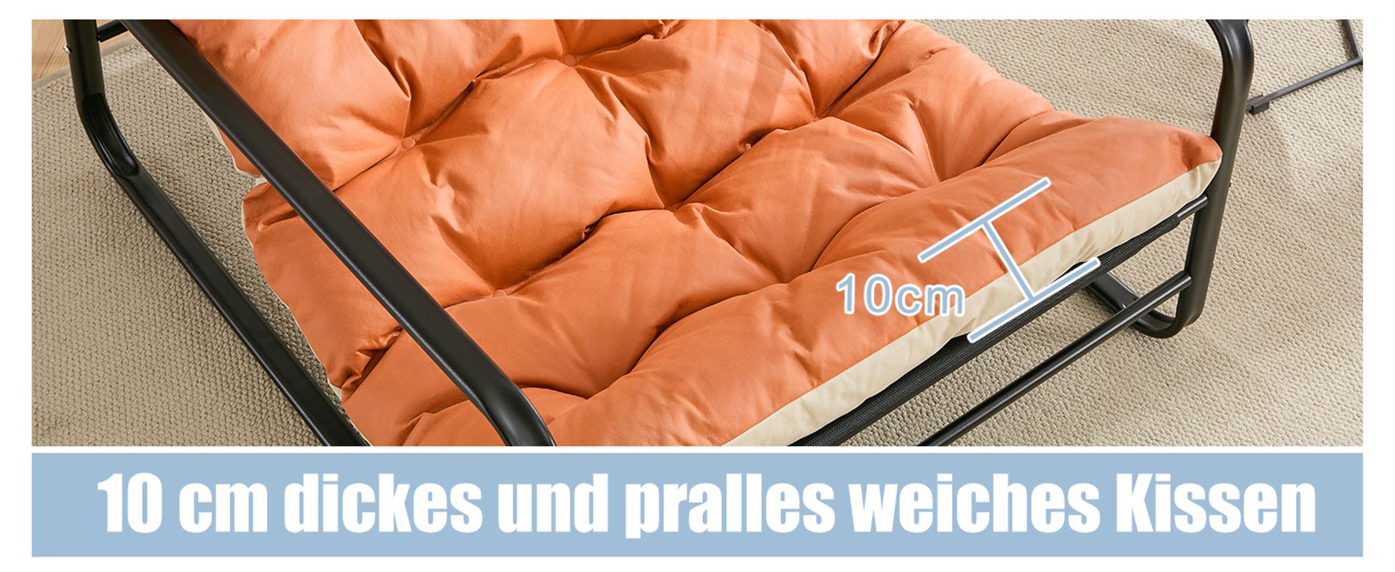Outdoor-Liegestuhl, Null-Schwerkraft-Stuhl, übergroßer Campingstuhl, gepolsterter Null-Schwerkraft-Stuhl, verstellbare Terrassenliegestühle für drauße