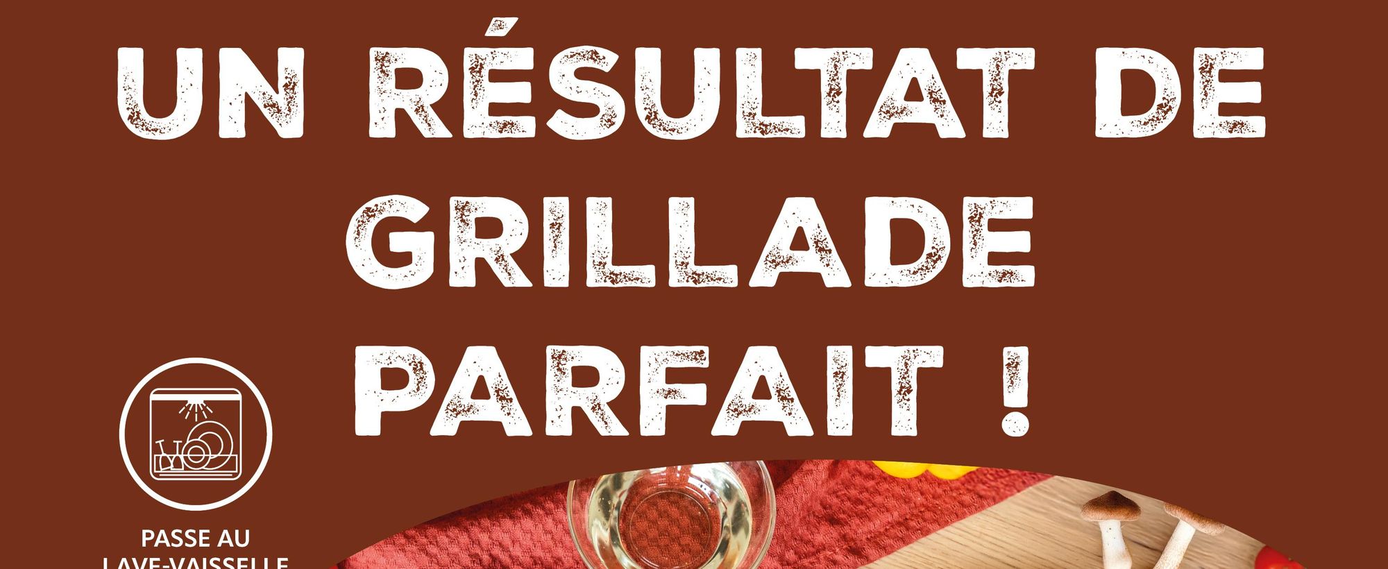 Grillplatte in der Küche mit Gemüse