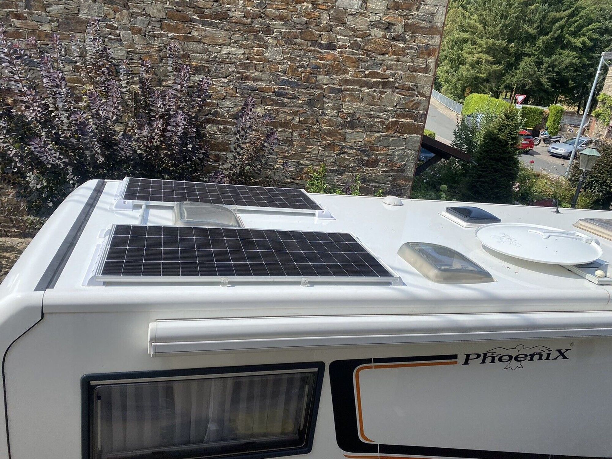 4X Solarpanel Halterung weiß PV Halterung ABS Material für Wohnwagen Boot Dächer