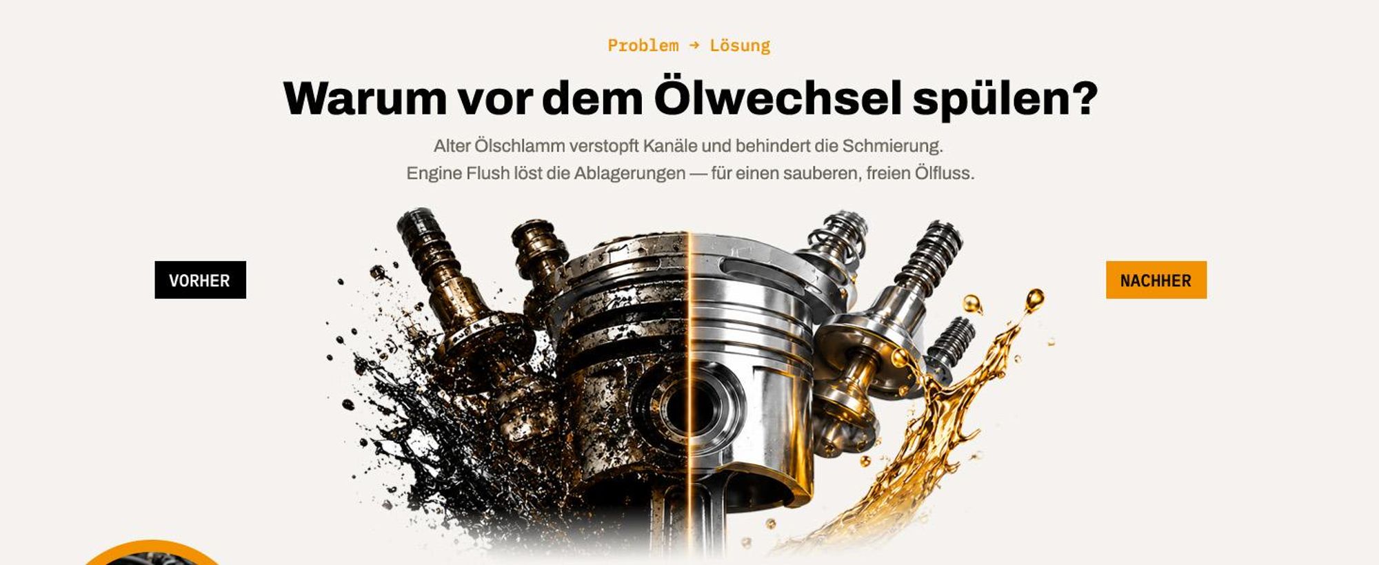 Metal Guard Engine Flush Motorspülung 400 ml mit Schmierfunktion für Benzin Diesel Turbo DPF Motorreiniger ohne aggressive Lösemittel
