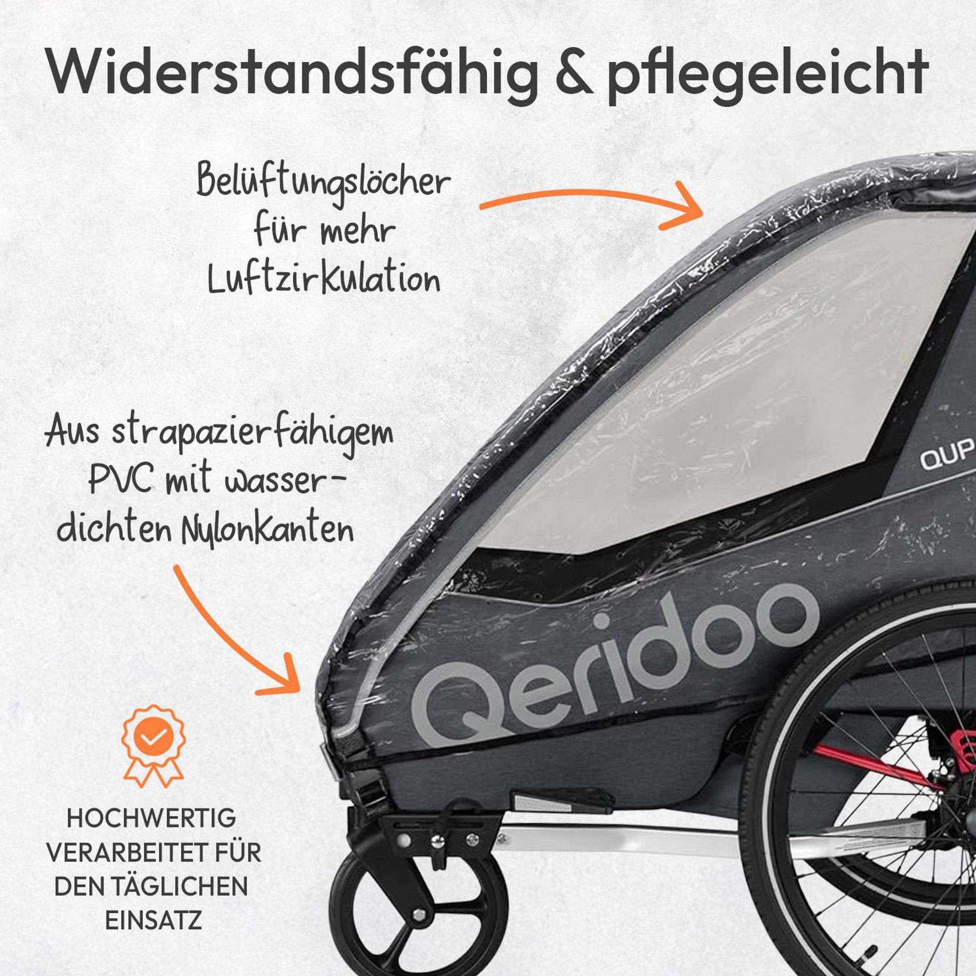 Qeridoo Regenschutz QUPA 1 / Sportrex 1