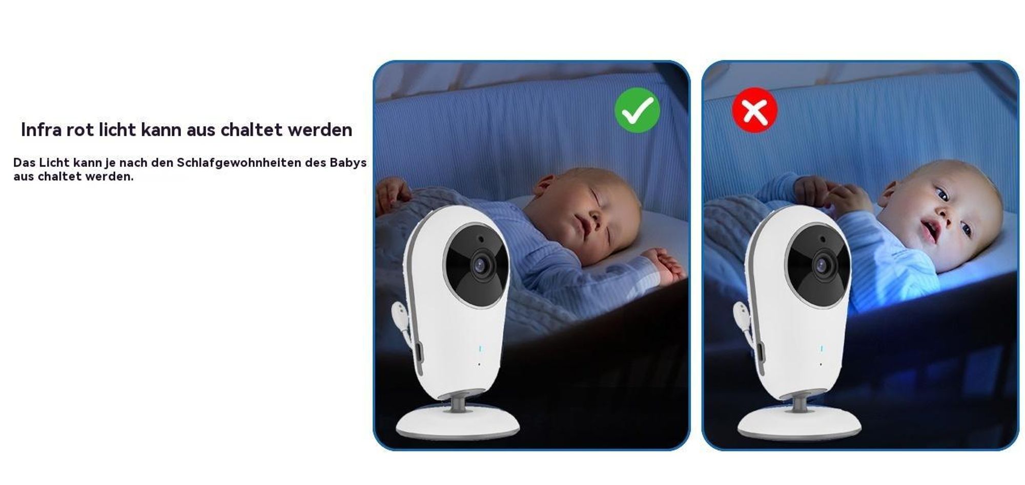 Im VOX-Modus reagiert die Kamera nicht auf Bewegungen, sondern nur auf Ton.