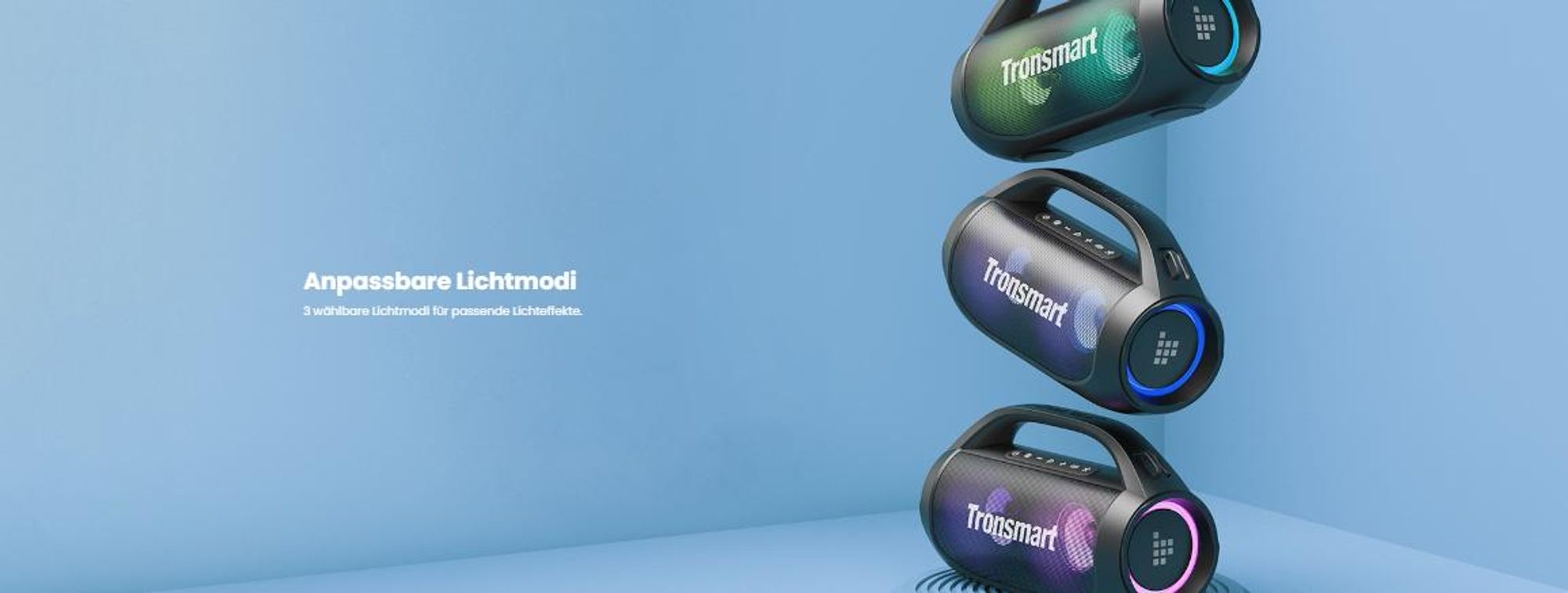 ​Tronsmart Bang SE Tragbare Bluetooth-Partybox - 40W IPX6 Wasserdicht 24h Laufzeit RGB-Beleuchtung​​