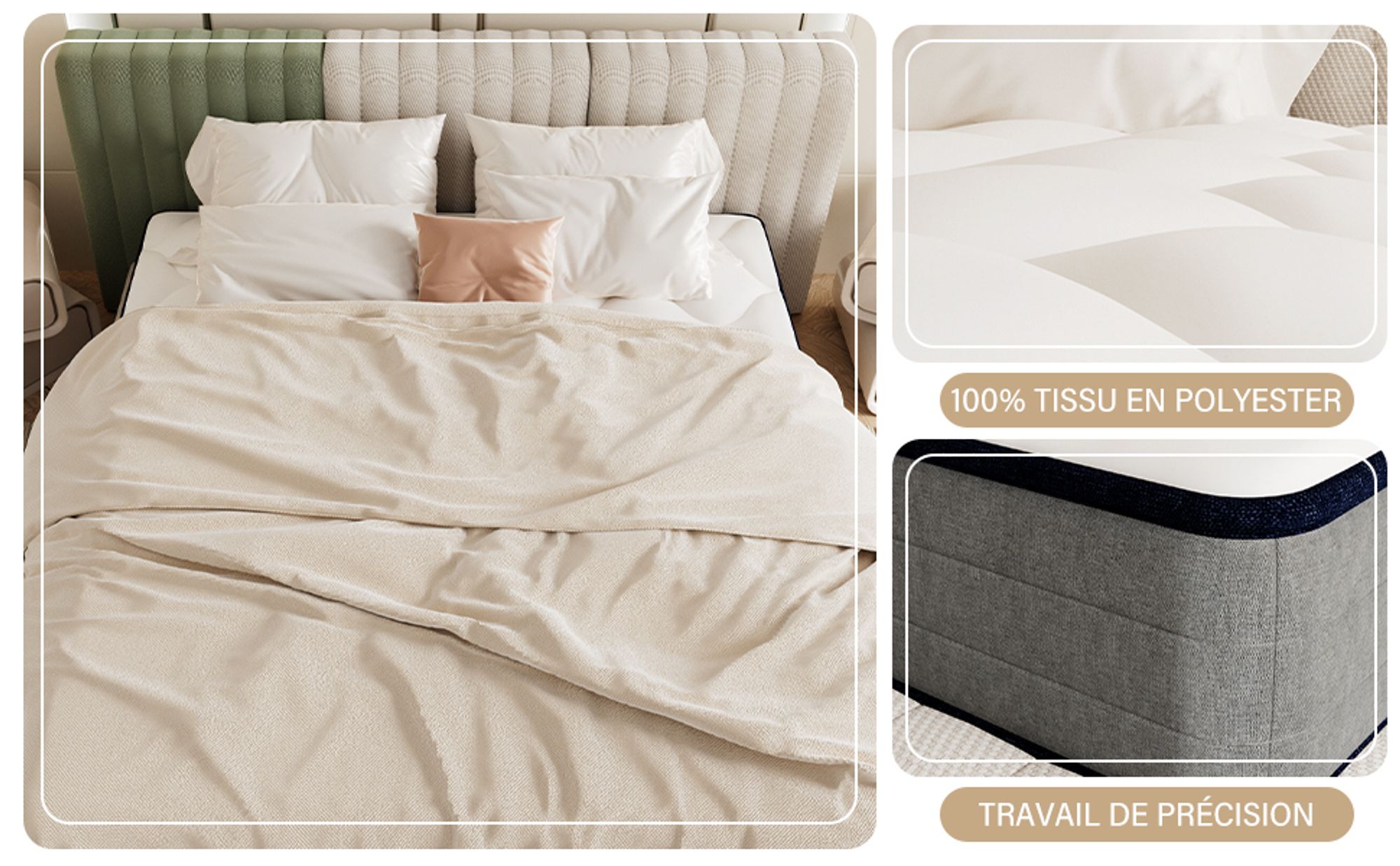 DEWINNER Matratze | Schaumstoff- und Memory-Foam-Matratze | Wendematratze, beidseitig voll nutzbar (90 x 190 cm, 18)