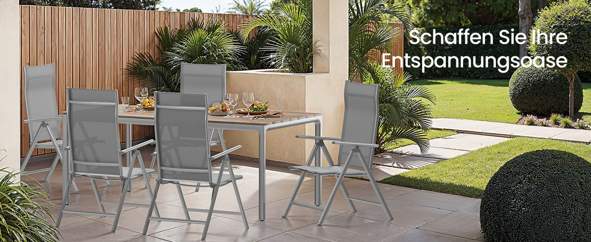 [Vielseitig einsetzbar] Vom Sitzen bis zum Entspannen ist der vielseitige Outdoor-Stuhl