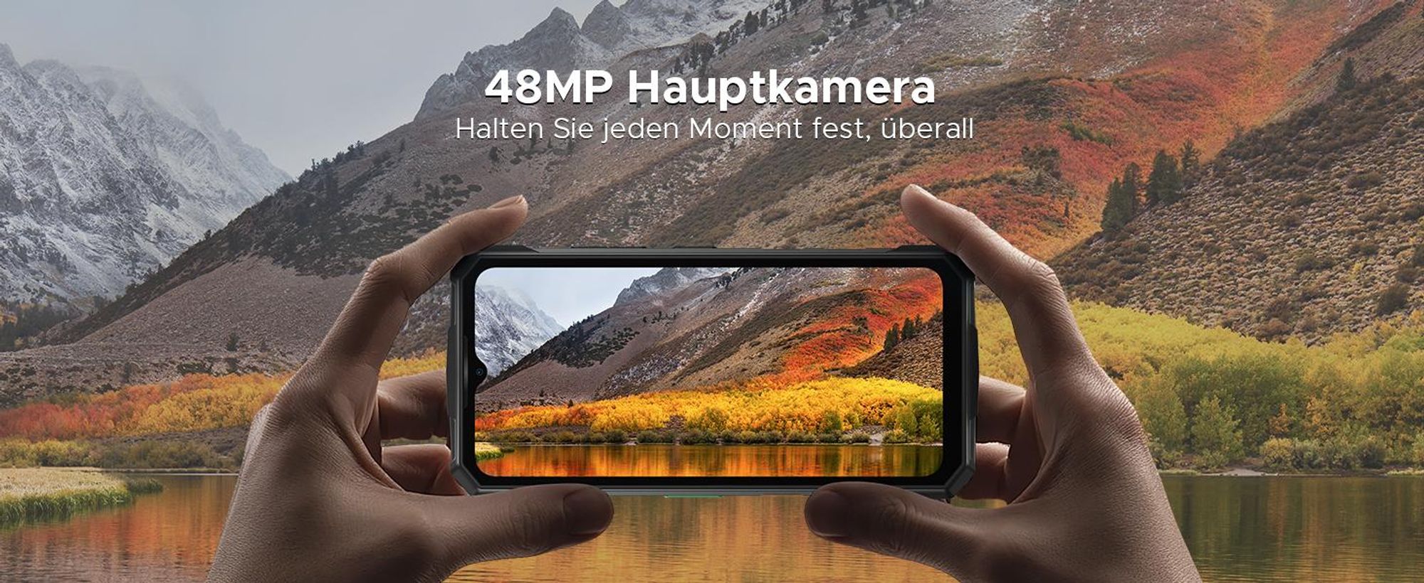 DOOGEE Fire 5 Ultra Outdoor Smartphone Handy, 4G, IP68/IP69K, 6,6" 90Hz, 13000mAh, 32+256GB, 48MP, NFC, Fingerabdruck, ohne Vertrag