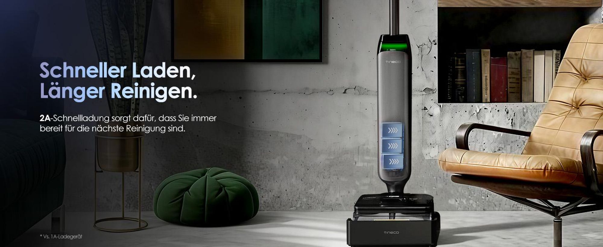 Tineco Floor One S9 Artist Steam Pro, Standstaubsauger, Beutellos, Schwarz, Silber, 0,88 l, 0,75 l, Rechteckig