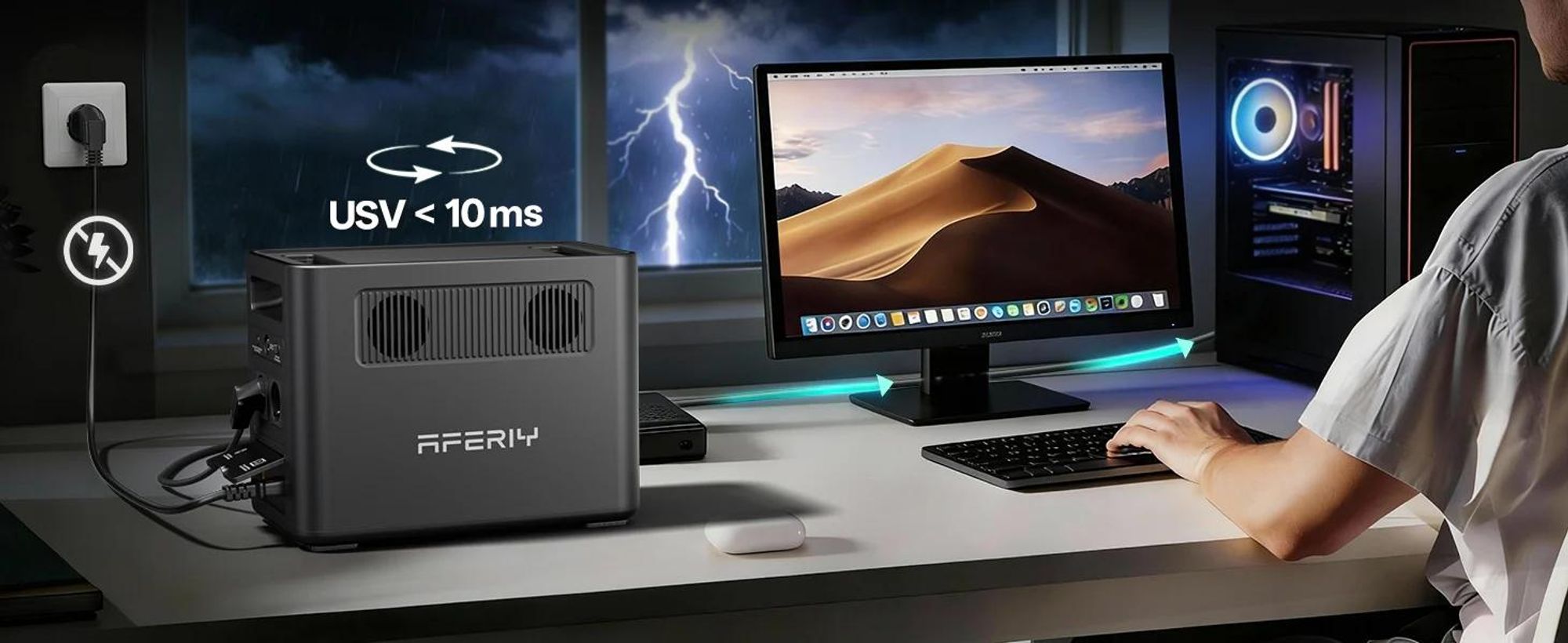 AFERIY P180 Tragbare Powerstation Nomad1800 | 1800W 1024Wh