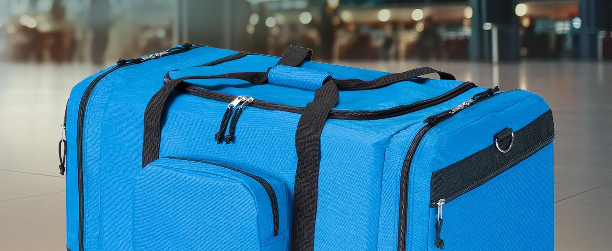 MONZANA Sport & Reisetasche 90L 70x35x35cm Blau