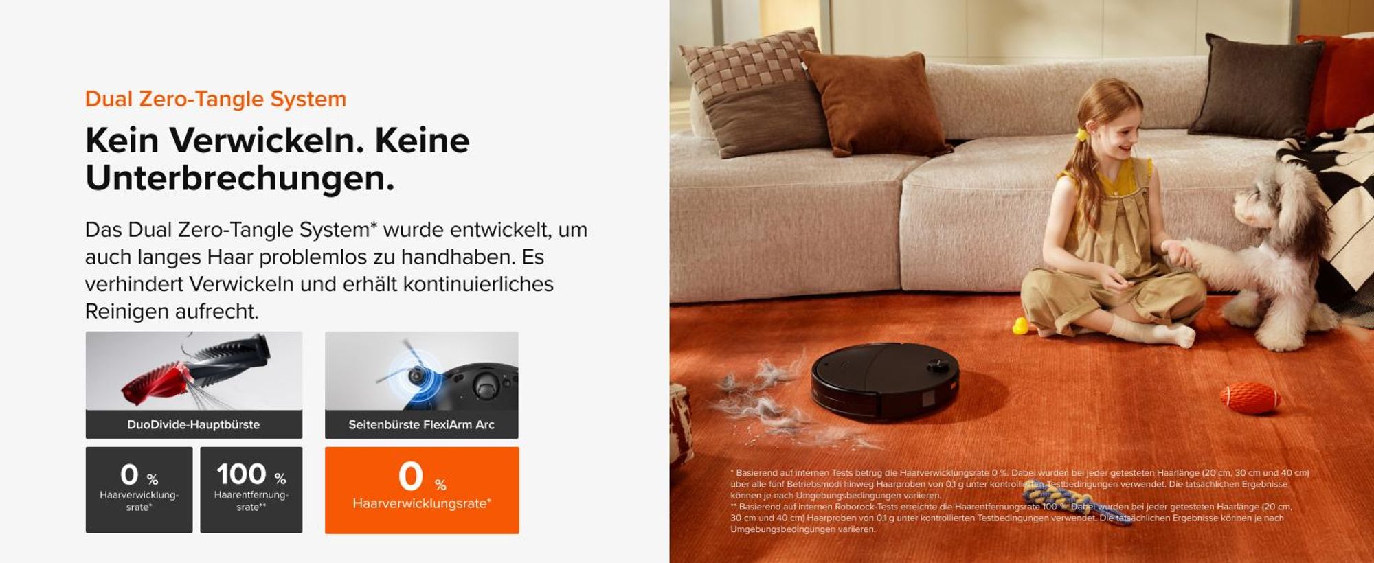 Roborock Saros 20 Neo Set Saugroboter mit Wischfunktion, 36.000 Pa Saugkraft Dual Zero-Tangle-System, FlexiArm Technologie 100°C Heißwasser-Moppwäsche