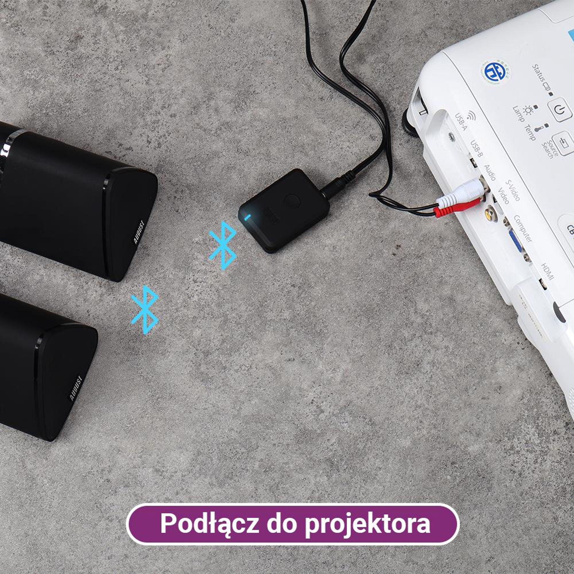 Sierpniowy nadajnik audio Bluetooth MR250B