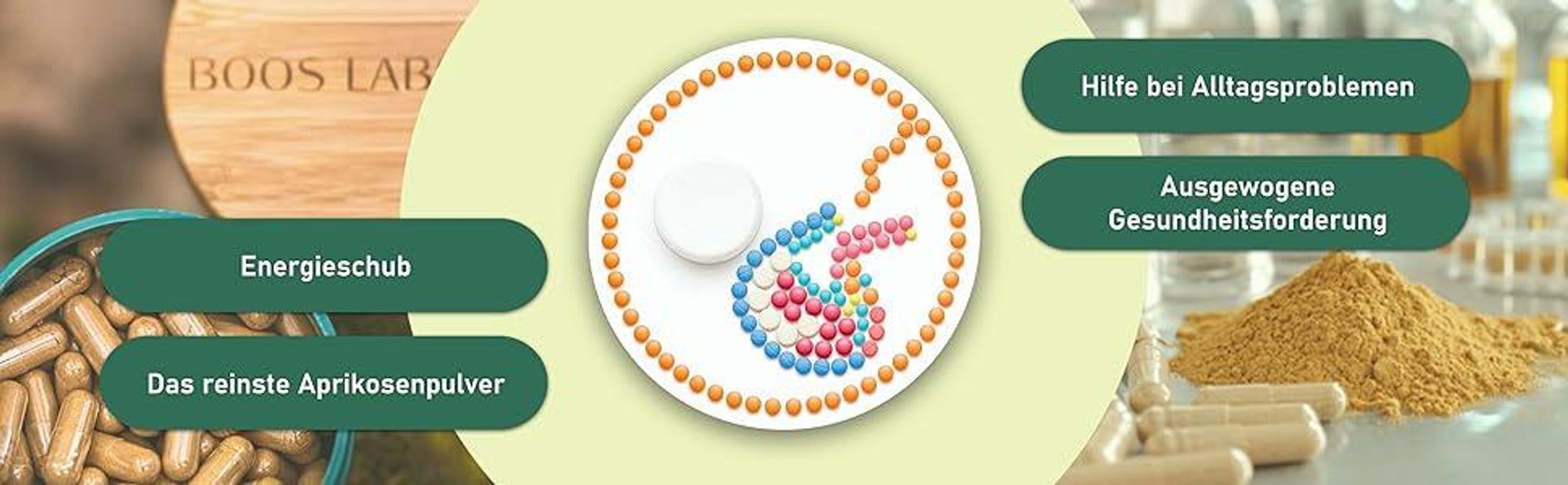 das stärkste Vitamin B17 & Vitamin C 90 Kps I 1500mg I 2 vegane Kapseln pro Tag I B17 Vitamin Kapseln Hochdosiert in 1 Kapsel, Beutel