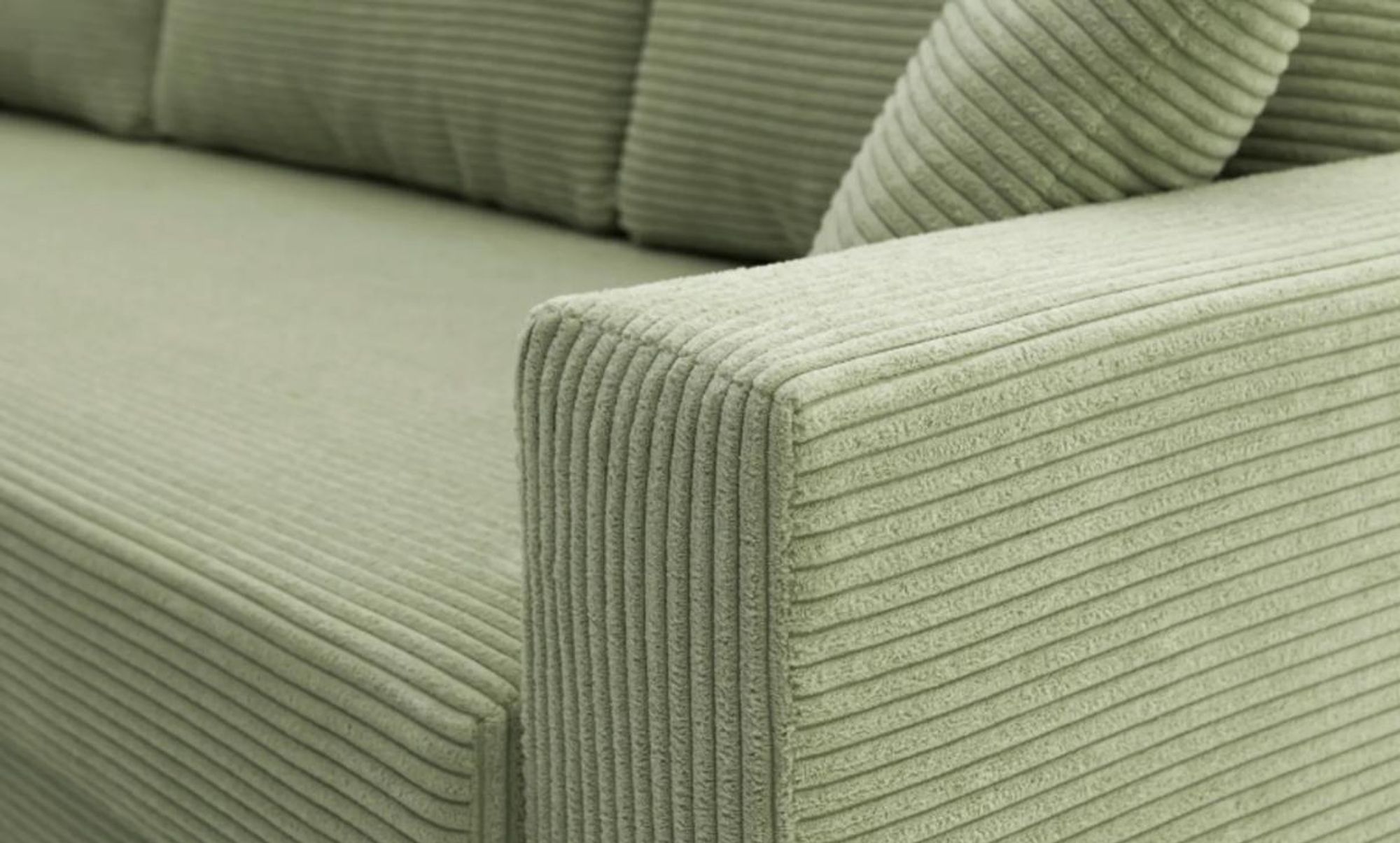 Couch mit schlaffunktion Wohnzimmer Couch mit Bettkasten AIKIDO 223x90cm Olivgrün