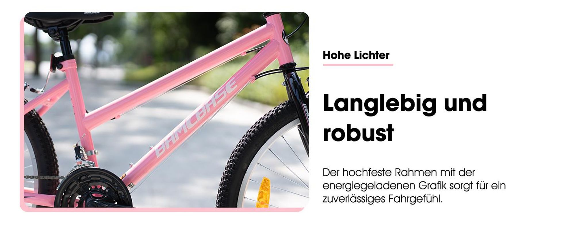 Hiland 24 Zoll Damen-Mountainbike, Fahrrad für Mädchen und Frauen, 18-Gang-MTB, Doppel-V-Bremsen, Rahmen aus Kohlenstoffstahl