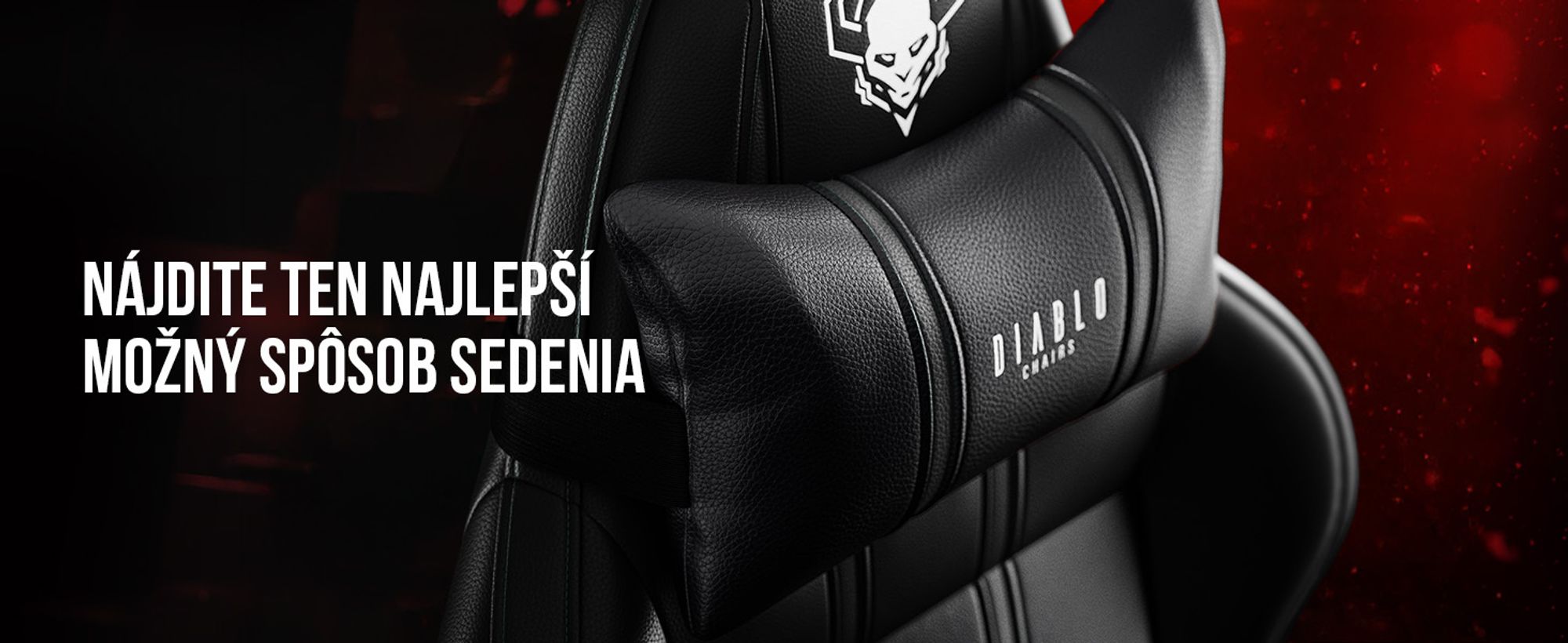 Diablo X-One 2.0 Herné kreslo Kancelárske kreslo Nastaviteľné opierky rúk Ergonomický dizajn Krčný/bederný vankúš Normal Size Čierne