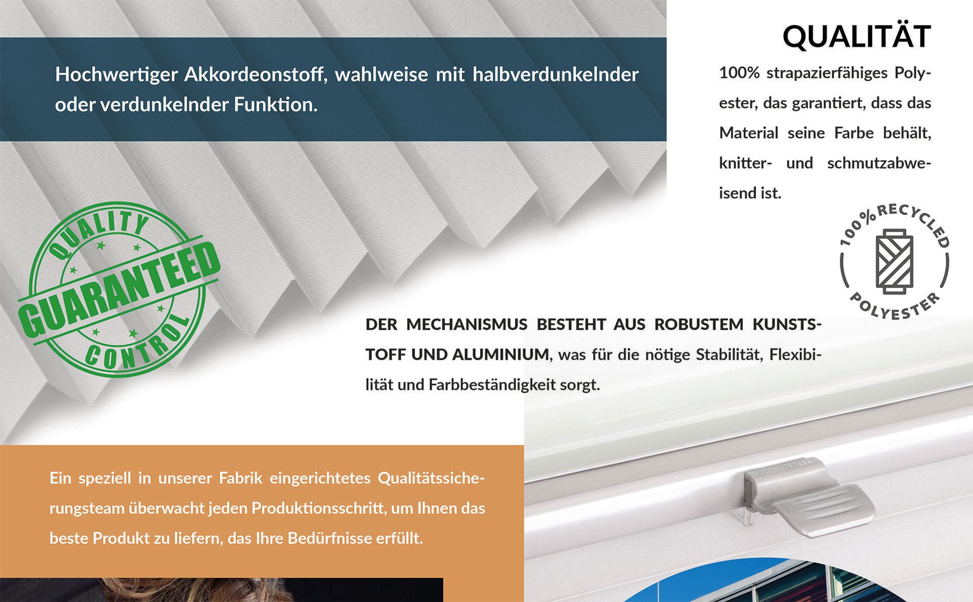 Plissee, Ohne Bohren, Klemmfix, Verdunkelnd, Thermo, Sichtschutz, MARDOM