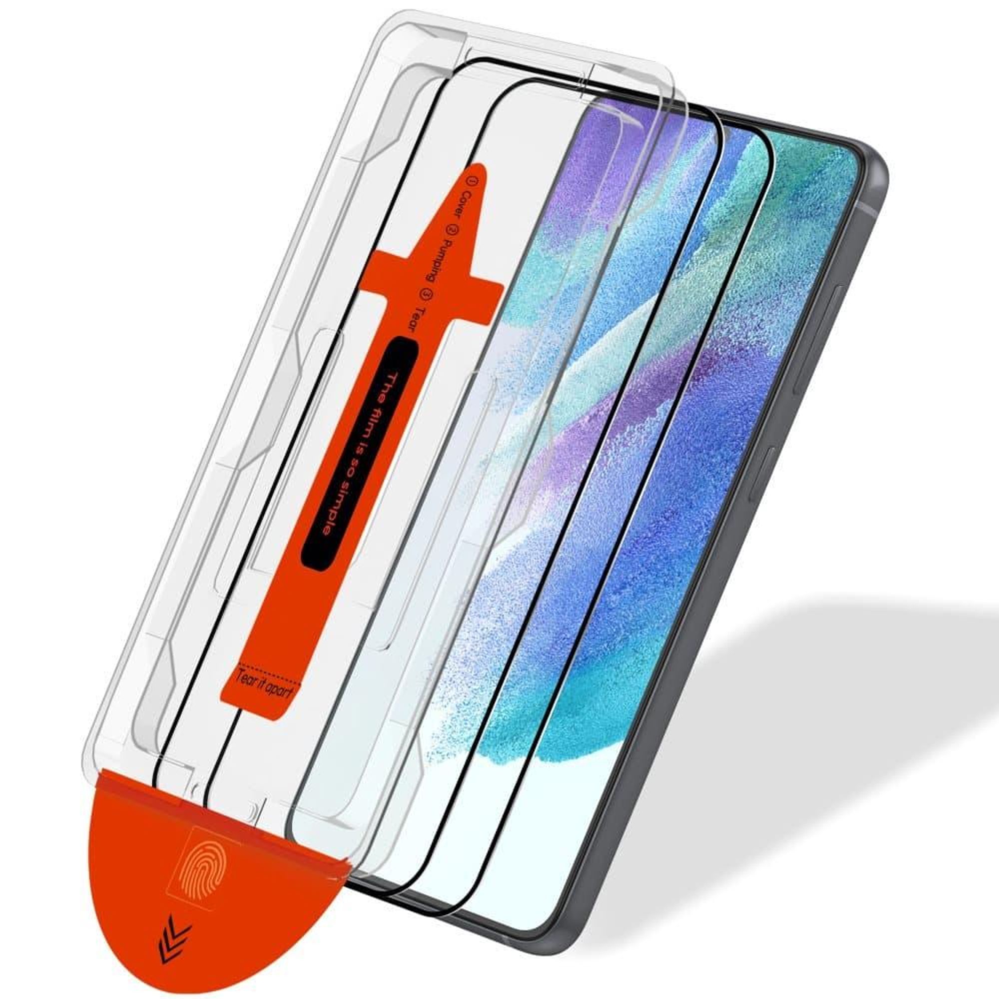 Samsung Galaxy S21 FE 5G – Panzerglas Härte 9H – 3D Displayschutzfolie