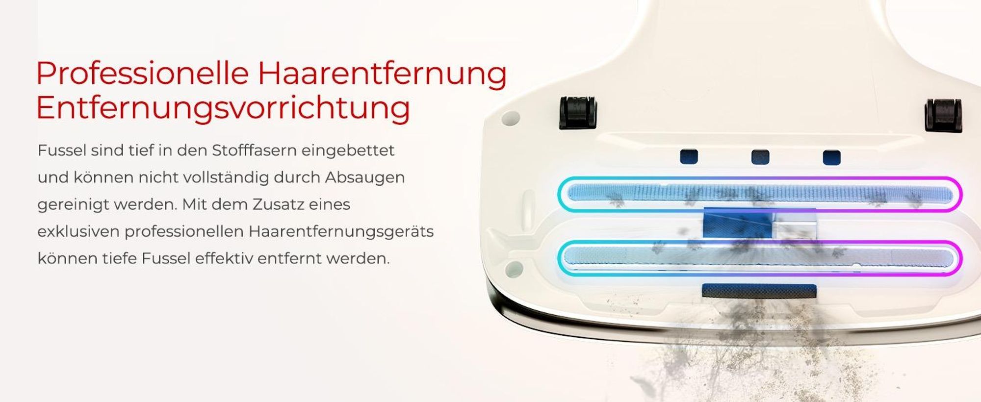 JIGOO S100 Matratzenstaubsauger: 350W, 12kPa, 80k/min Klopfen, UV-C 253.7nm, 55°C Heißluft, 99,9% Milbenentfernung