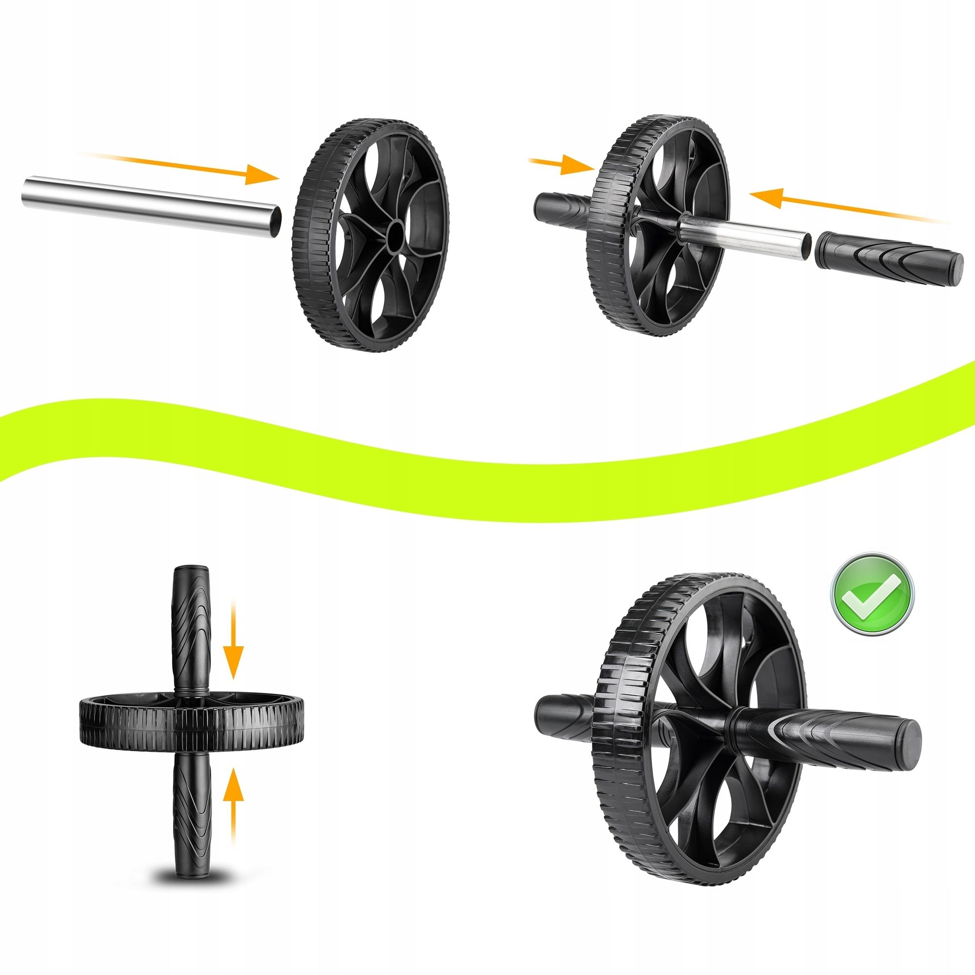 Fotos des Produkts Fizyo Ab Wheel auf weißem Hintergrund