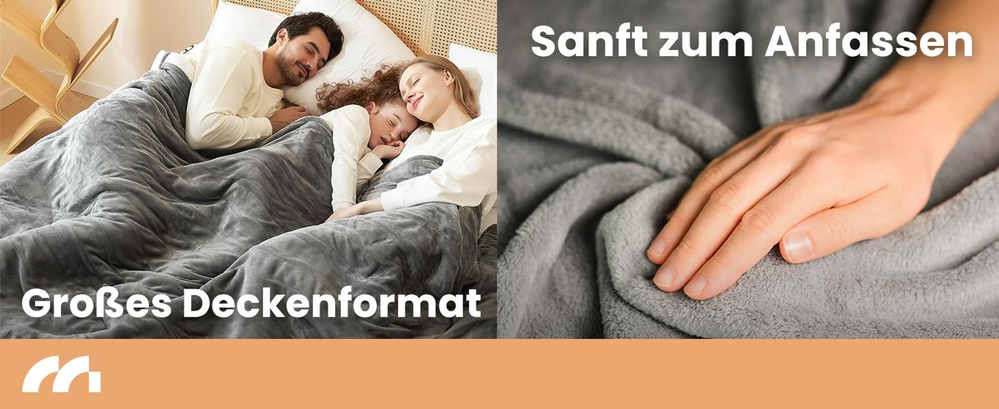 MalTec Wärmedecke Heizdecke elektrische, weich angenehm Wärmeunterbett Kuschelheizdecke 180x160cm