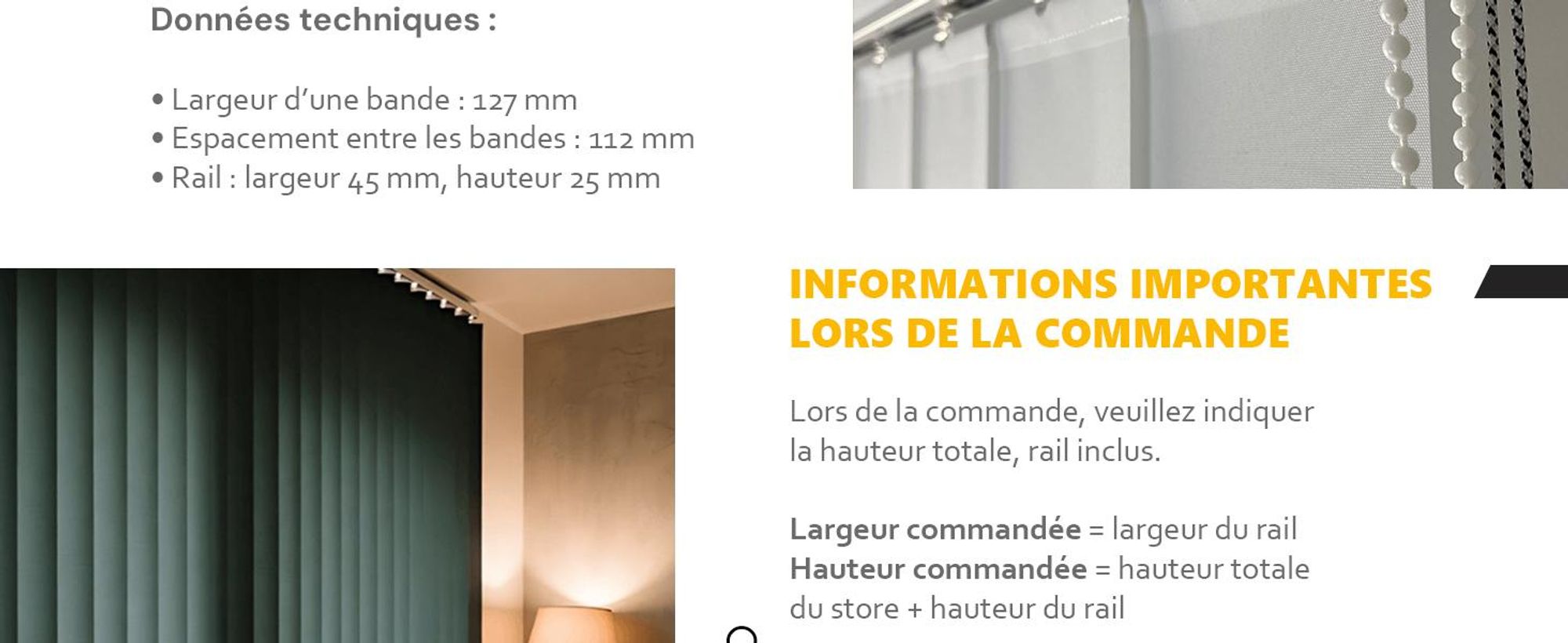 time4blinds, Store à lamelles, 150x120 cm, Gris-Beige