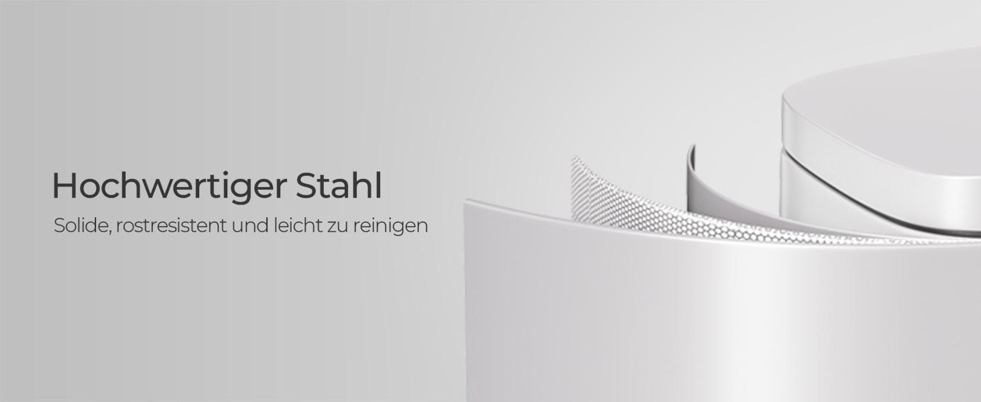 SONGMICS Mülleimer für die Küche | 30 L Abfalleimer mit Pedal Treteimer mit Inneneimer aus Kunststoff geruchsdicht und hygienisch weiß LTB03WT