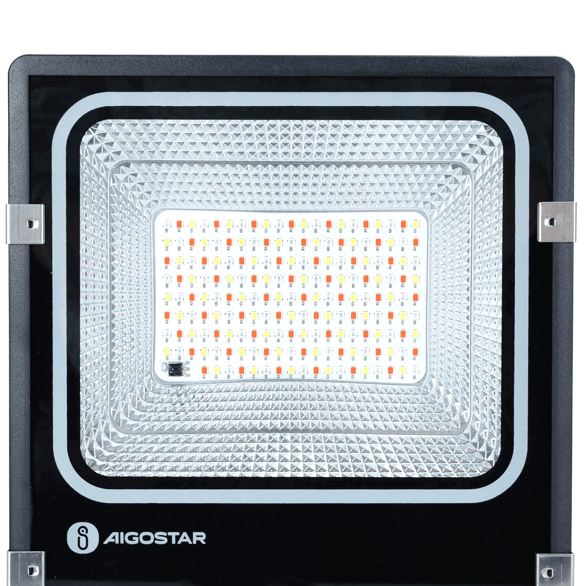 Aigostar-Solar LED Strahler Außen mit Große Solarpanel,5 m Kabel,Dimmbar 3000K/4500K/6500K,8000mAH,Große Batteriekapazitä,IP66