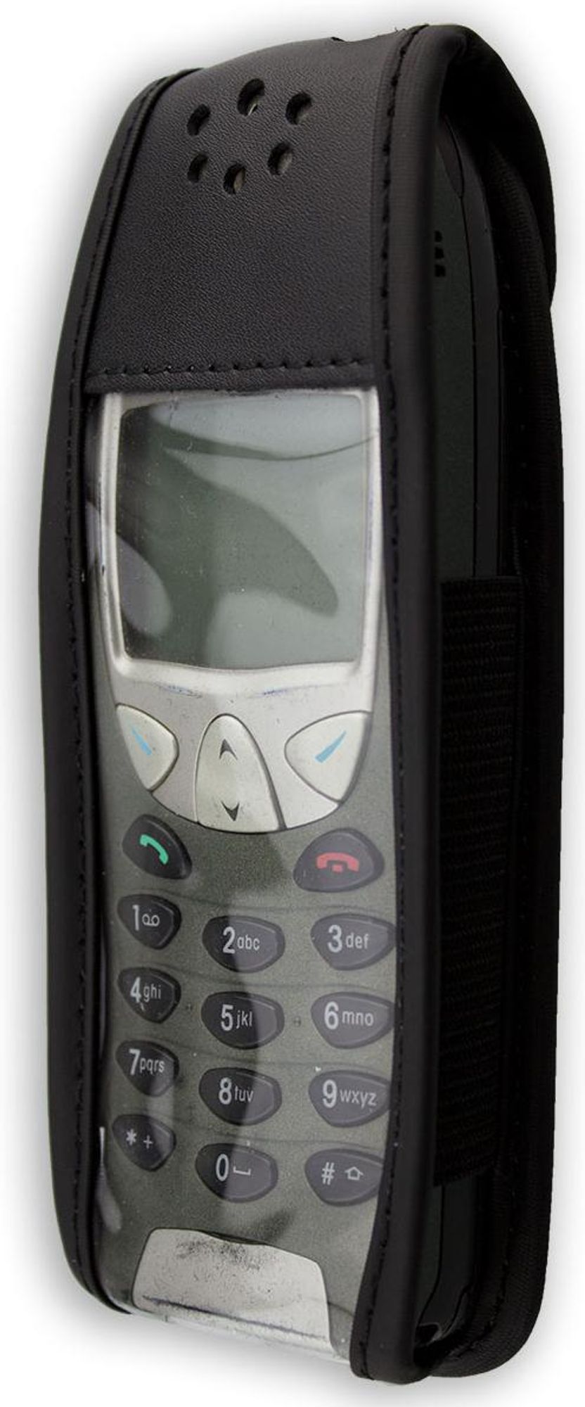 caseroxx Ledertasche mit Gürtelclip kompatibel mit Nokia 6210 6310 6310i aus Echtleder, Tasche mit Gürtelclip und Sichtfenster  Bild 3