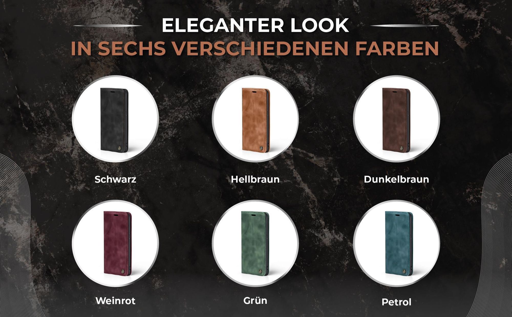 Flip-Hüllen für Sony Xperia 10 IV in verschiedenen Farben und elegantem Design