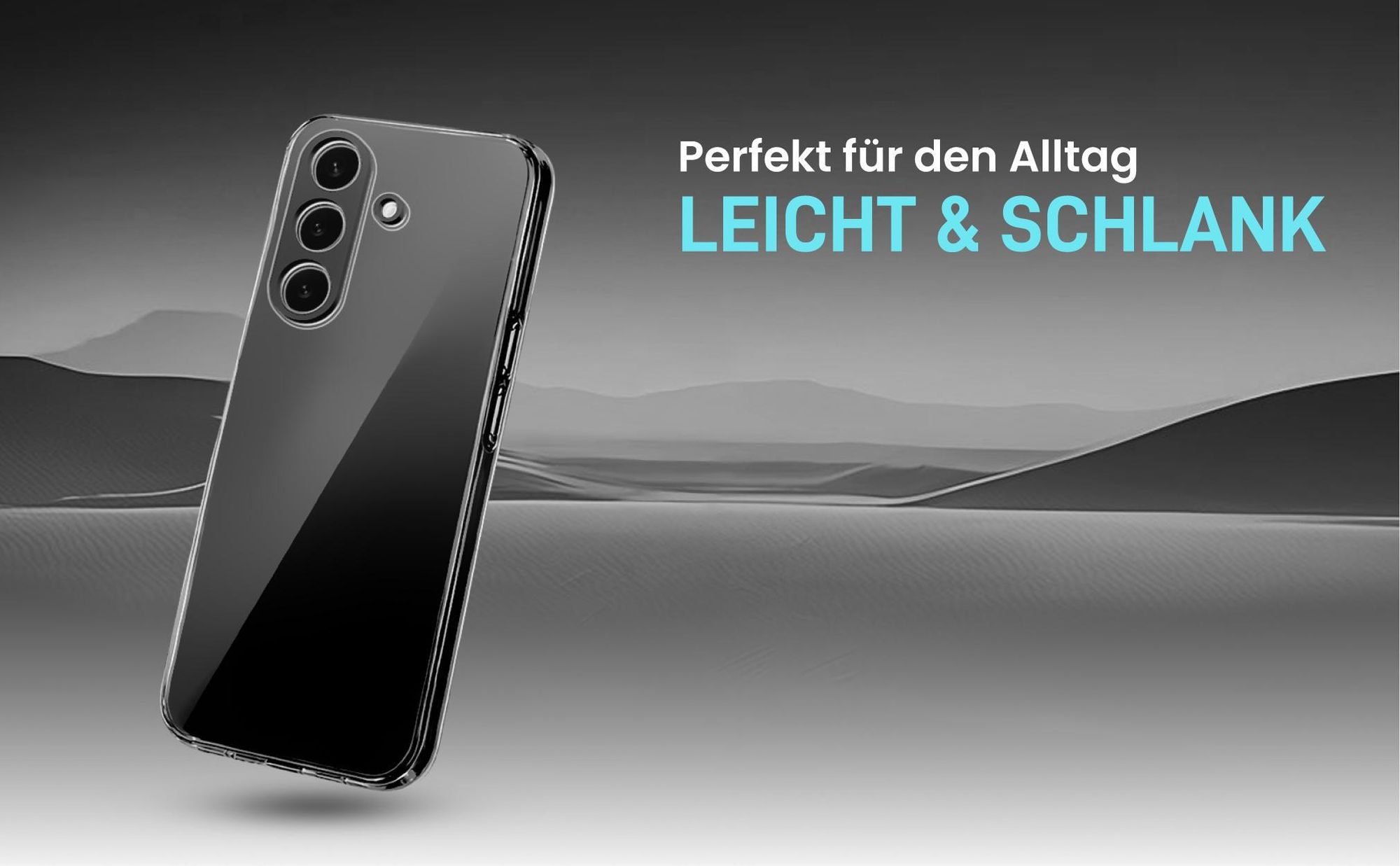 Hochtransparente Hülle für einen schlichten Look kompatibel mit Samsung Galaxy S26 FE
