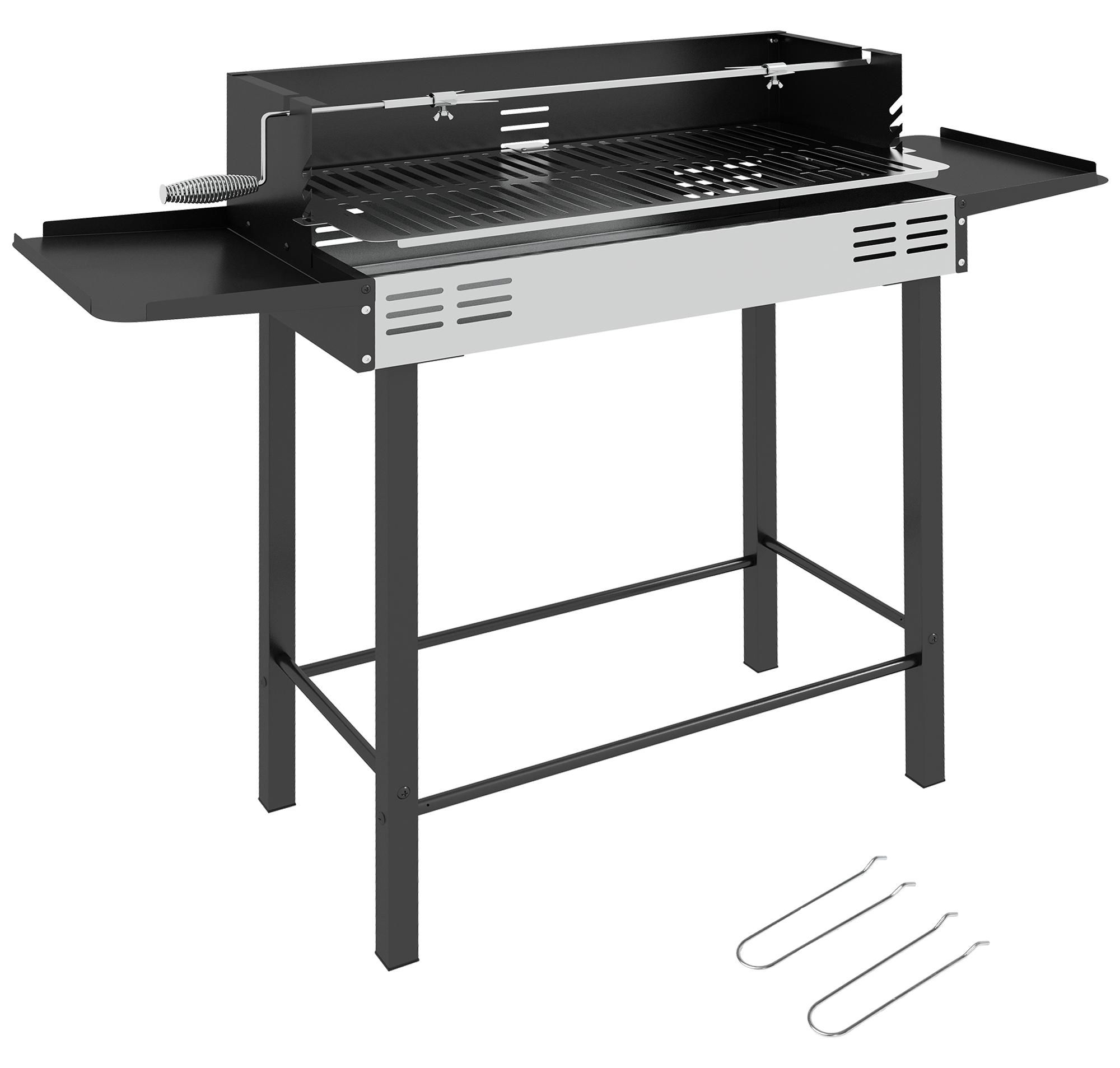 Campinggrill höhenverstellbar Hähnchengrill verstellbares
