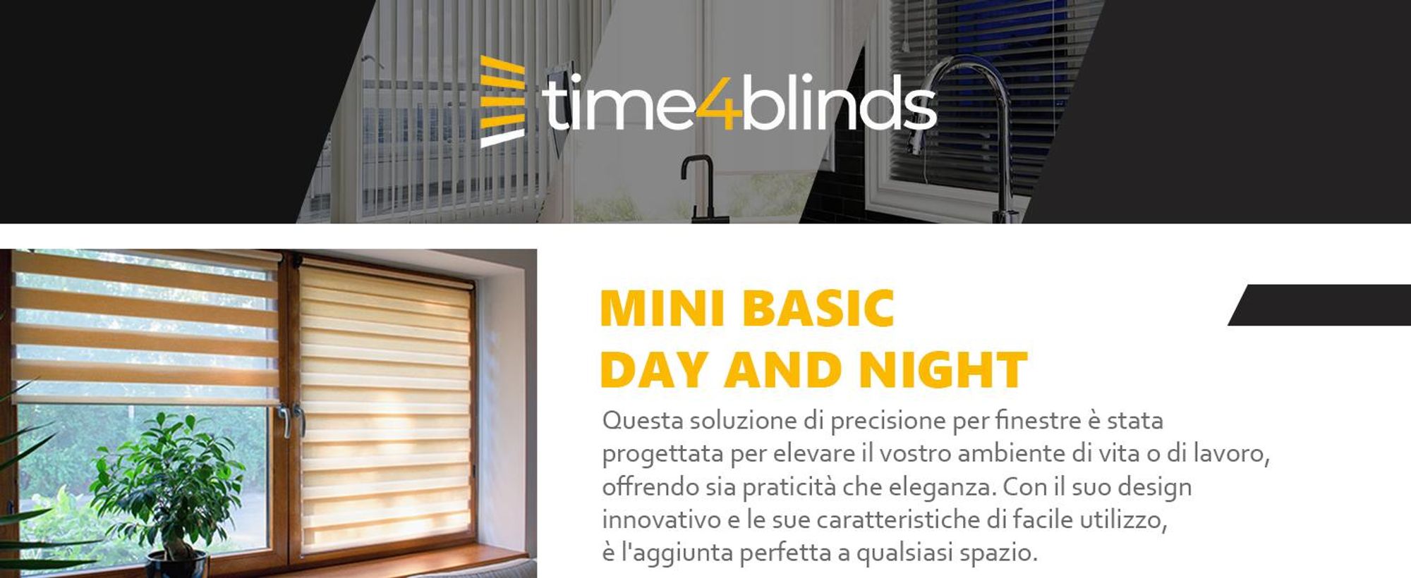 time4blinds, Mini store, senza fori, lato destro, 1400x1400 mm, Antracite