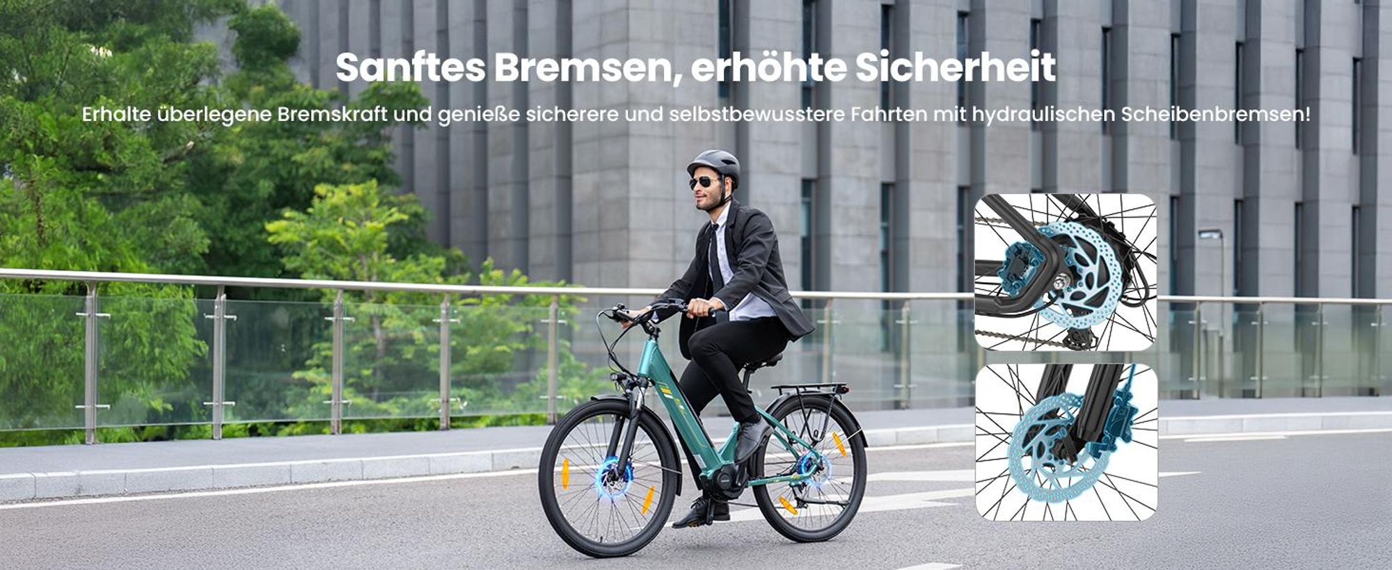 Touroll Urbano 3 E-Bike 250W, 540W Peak, 70Nm Drehmoment, 120km Reichweite, Hydraulikbremsen, Shimano 7-Gang