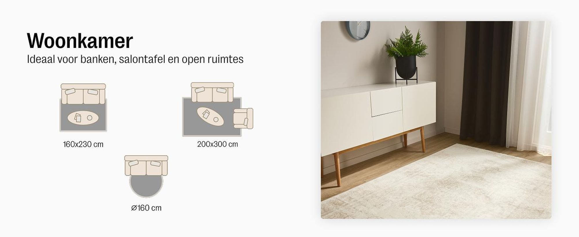 benuta Vintage tapijt voor de woonkamer Suki Crème/Rood 200x300 cm Woonkamer tapijt Slaapkamer zacht oosters Rechthoekig