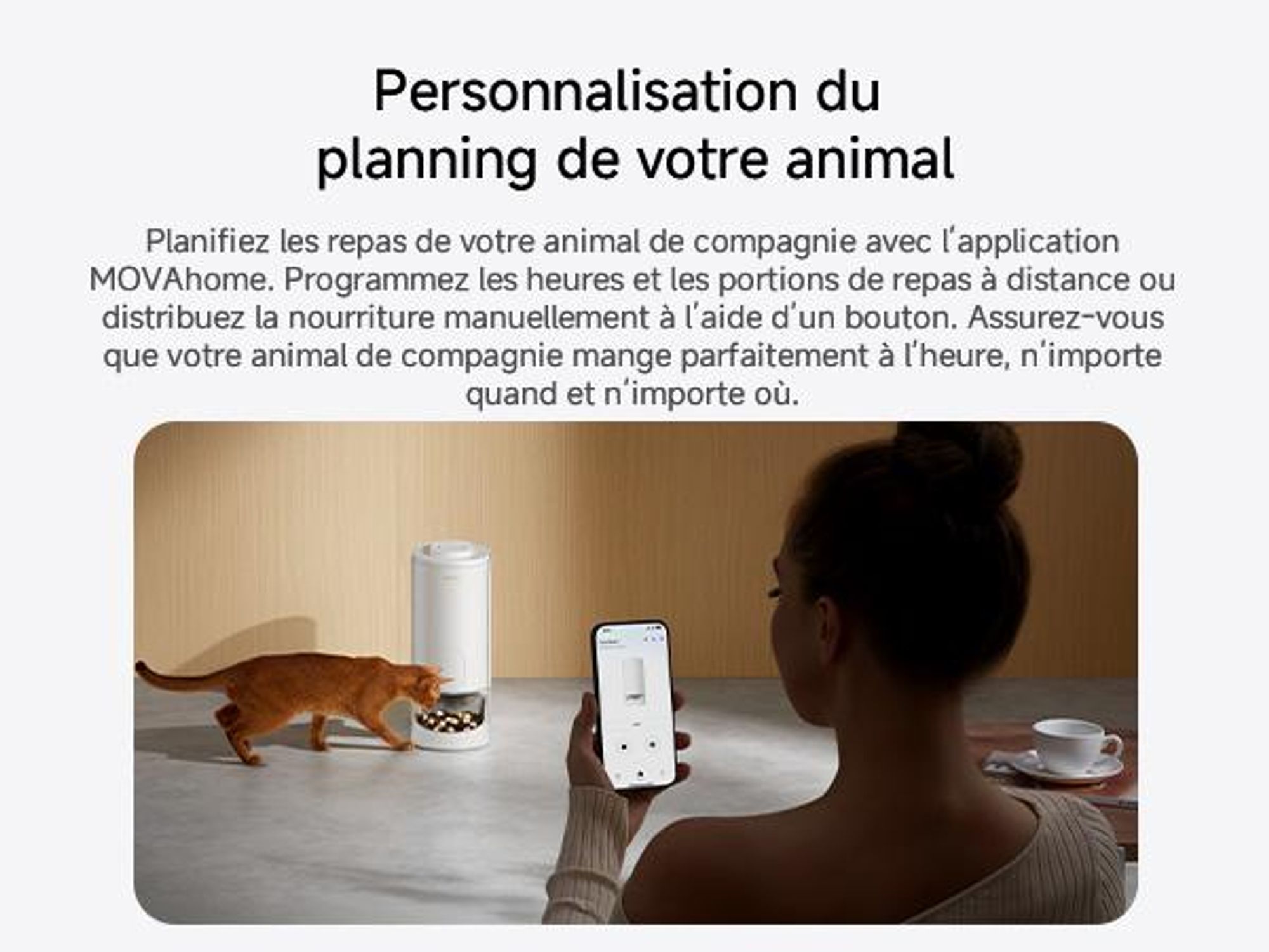 MOVA LR10 Prime Bac à litière automatique blanc, 110 L d’espace intérieur, jusqu’à 15 jours de nettoyage autonome, double système anti-odeurs, 12 disp