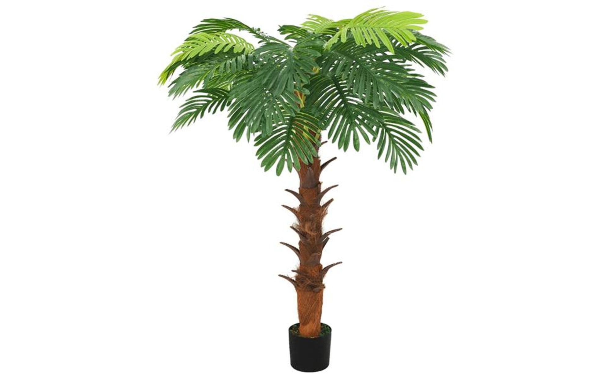 vidaXL Palma artificiale Cycas con vaso 160 cm Verde