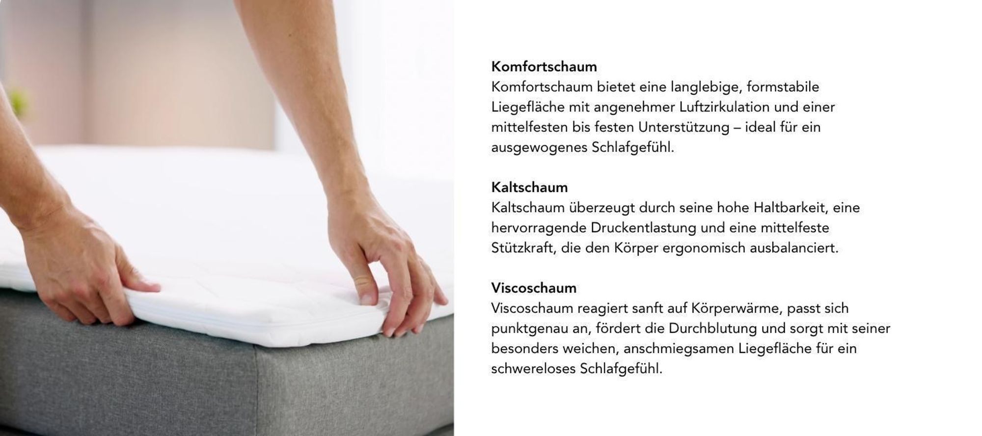 Ergonomischer Komfortschaum Topper | 200 x 200 | für alle Matratzen | XDREAM Pure Matratzenauflage