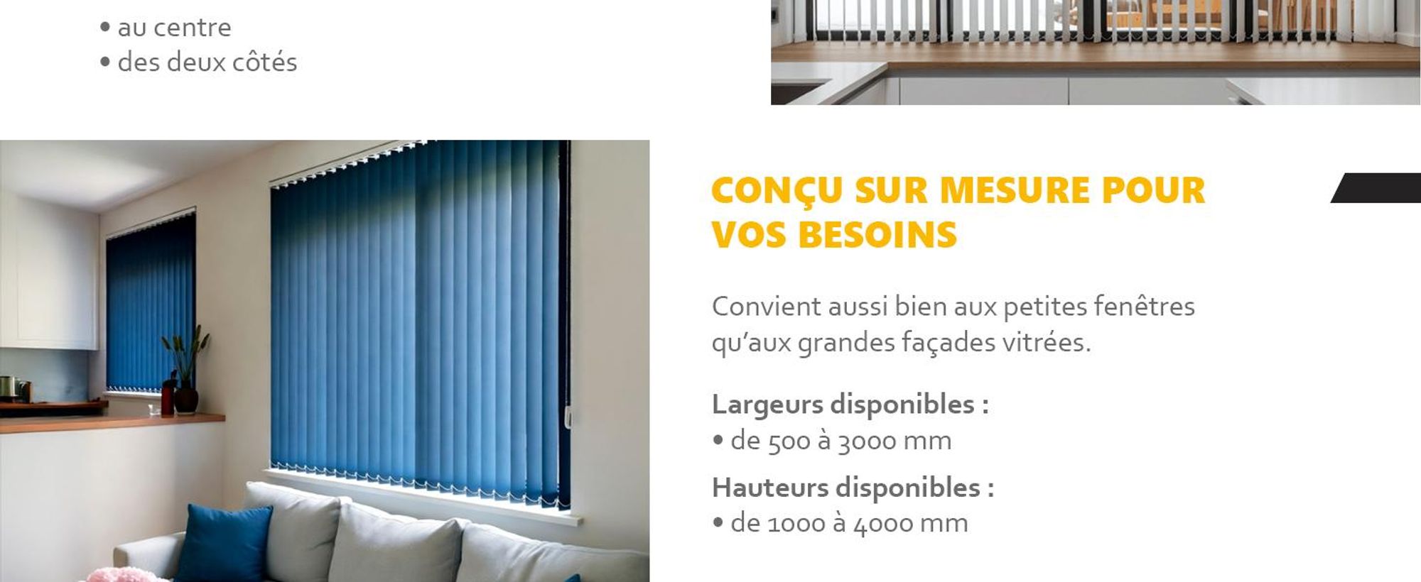 time4blinds, Store à lamelles, 150x120 cm, Gris-Beige