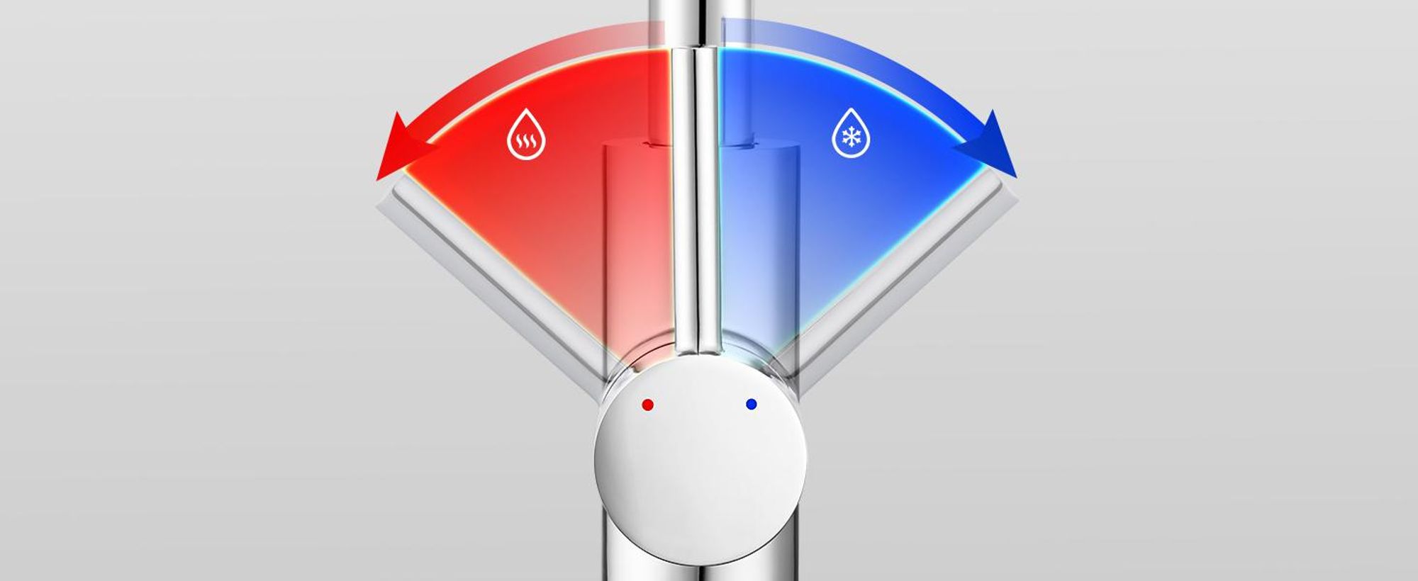 Auralum Niederdruck Wasserhahn Küche Armatur 360° Schwenkbar Küche Mischbatterie Einhebelmischer für Wasserboiler konzipiert, für Küche/Badezimmer