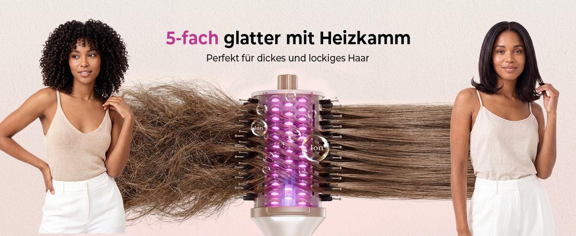 GOMYTH V1 – Die 5-in-1 Styling-Bürste für professionelle Ergebnisse zu Hause