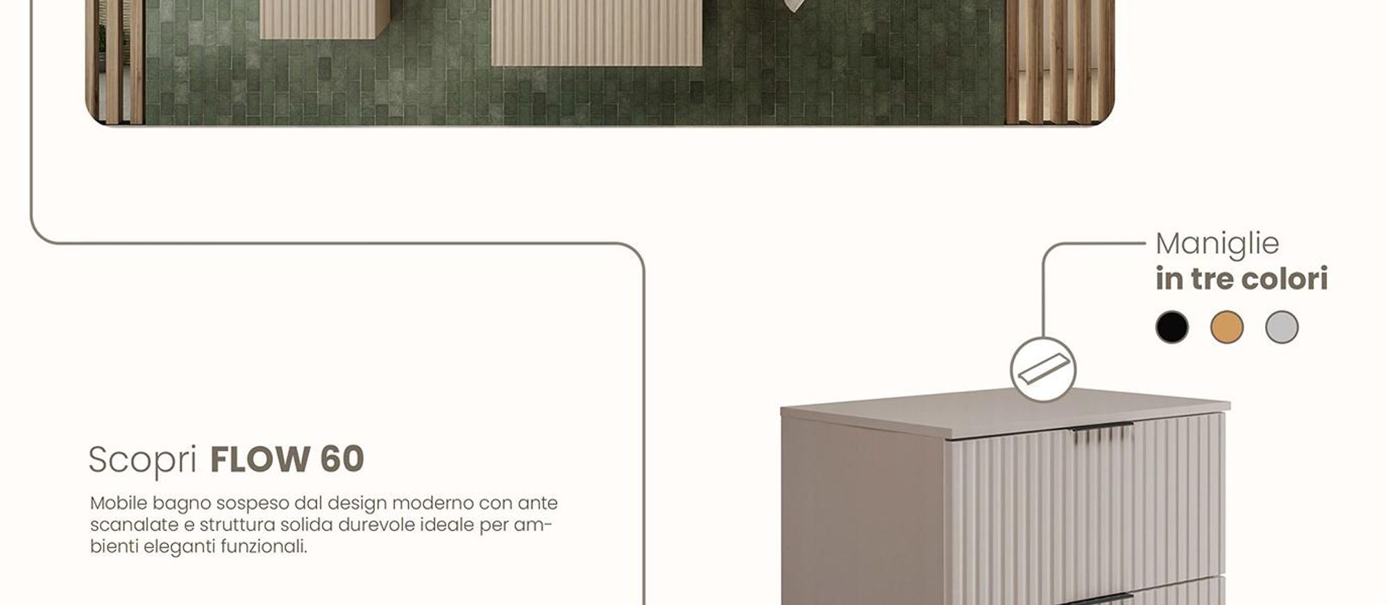 RODAN, mobile bagno, mobile sotto lavabo, mobile bagno moderno, mobili per il bagno