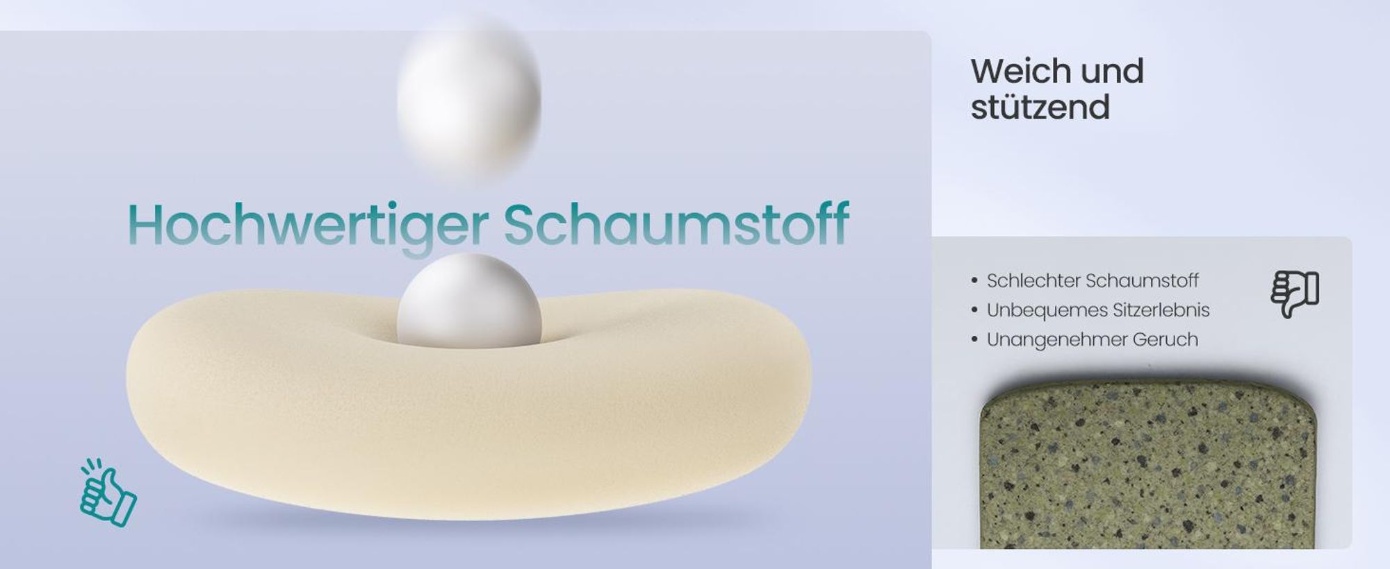 SONGMICS Bürostuhl ergonomisch, Schreibtischstuhl, Computerstuhl, verstellbare Lenden- und Kopfstütze