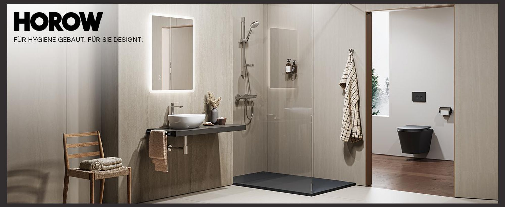 HOROW Oval Aufsatzwaschbecken, 47 x 35 cm Modern Waschbecken mit dünne Rand, Weiß Elegant Waschschale für kleine Badezimmer und Gäste WC
