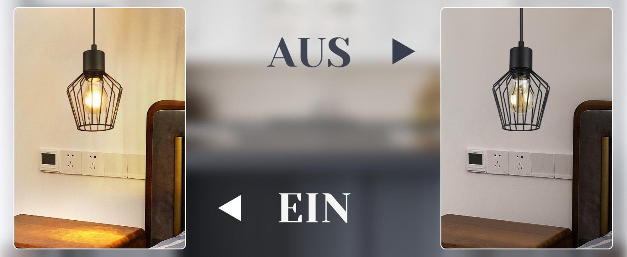ZMH Pendelleuchte Schwarz 1 Flammig Esstisch Hängeleuchte - Pendellampe E27 Metall Lampenschirm Hängelampe Industrie Wohnzimmerlampe für Küche Schlafzimmer Cafe