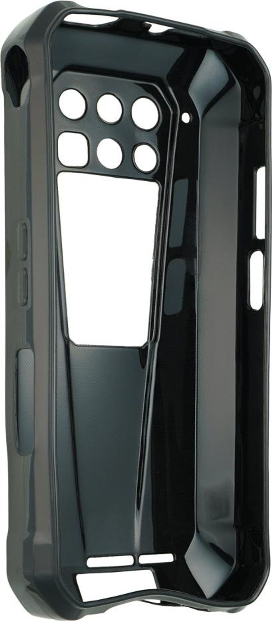 caseroxx Schutz-Hülle TPU-Hülle kompatibel mit Unihertz Tank 3 Pro, Gummi Handy Tasche schwarz  Bild 2