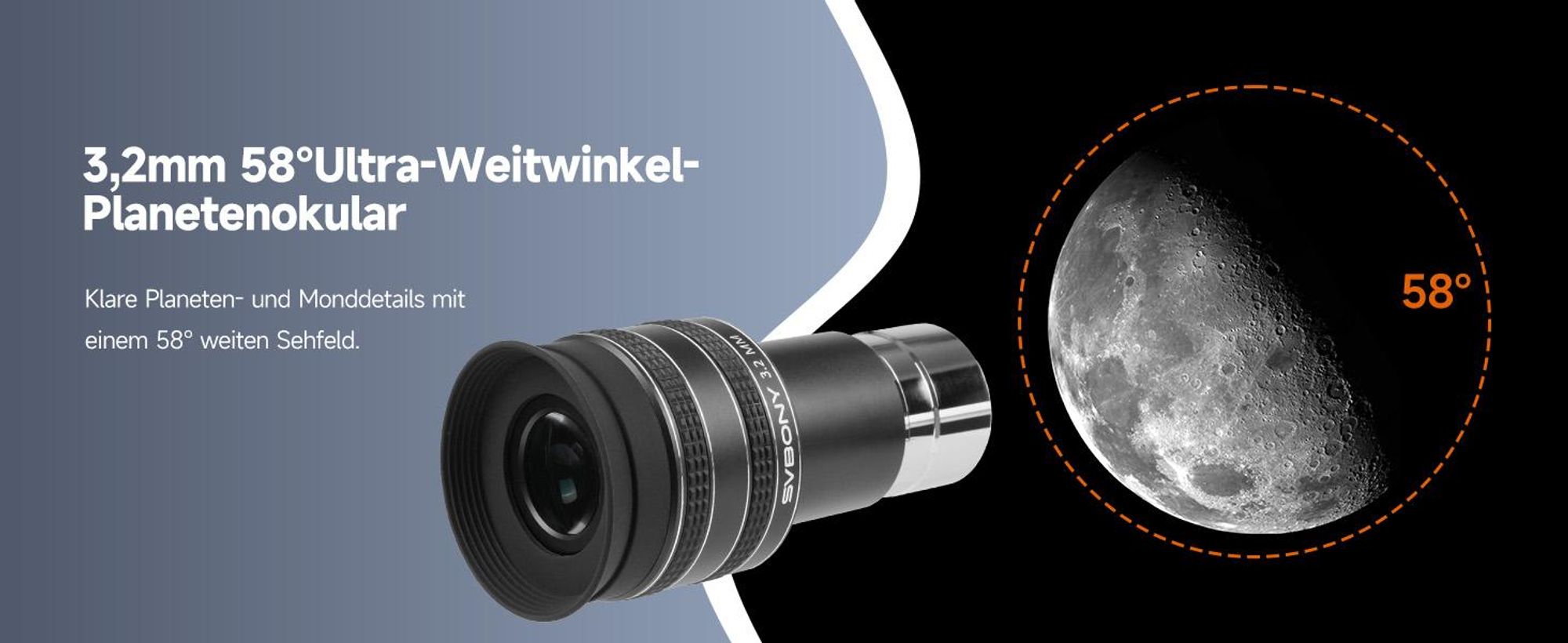 Svbony SV233 Teleskop Zubehör Kit für 7-21mm Zoom Okular 3,2mm 58°25mm 32mm SPL Okular 2x Barlow Objektiv LRGB Mond Variabler Polarisationsfilter