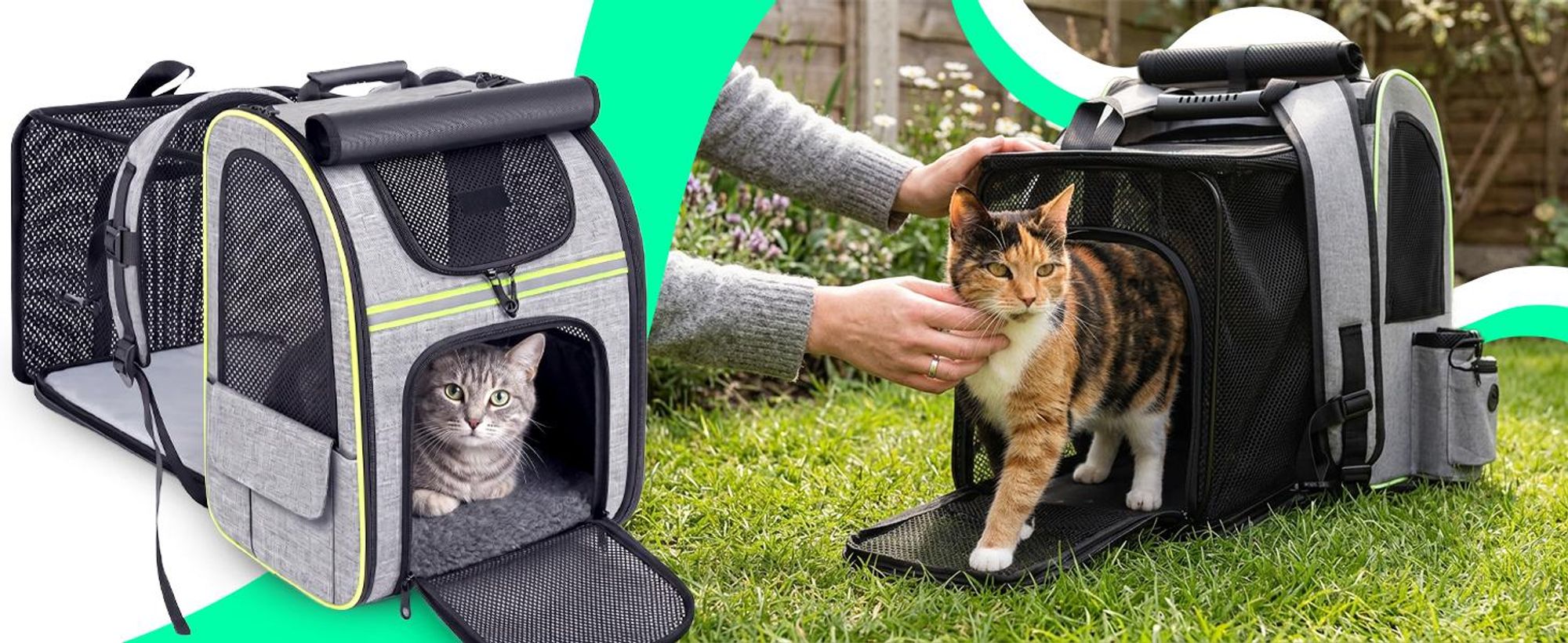 Haustier Rucksack für Hund Katze, Hunderucksack, Katzenrucksack bis 7kg für kleine, mittelgroße Hunde, Katzen, Transporttasche mit Reflektoren, Retoo