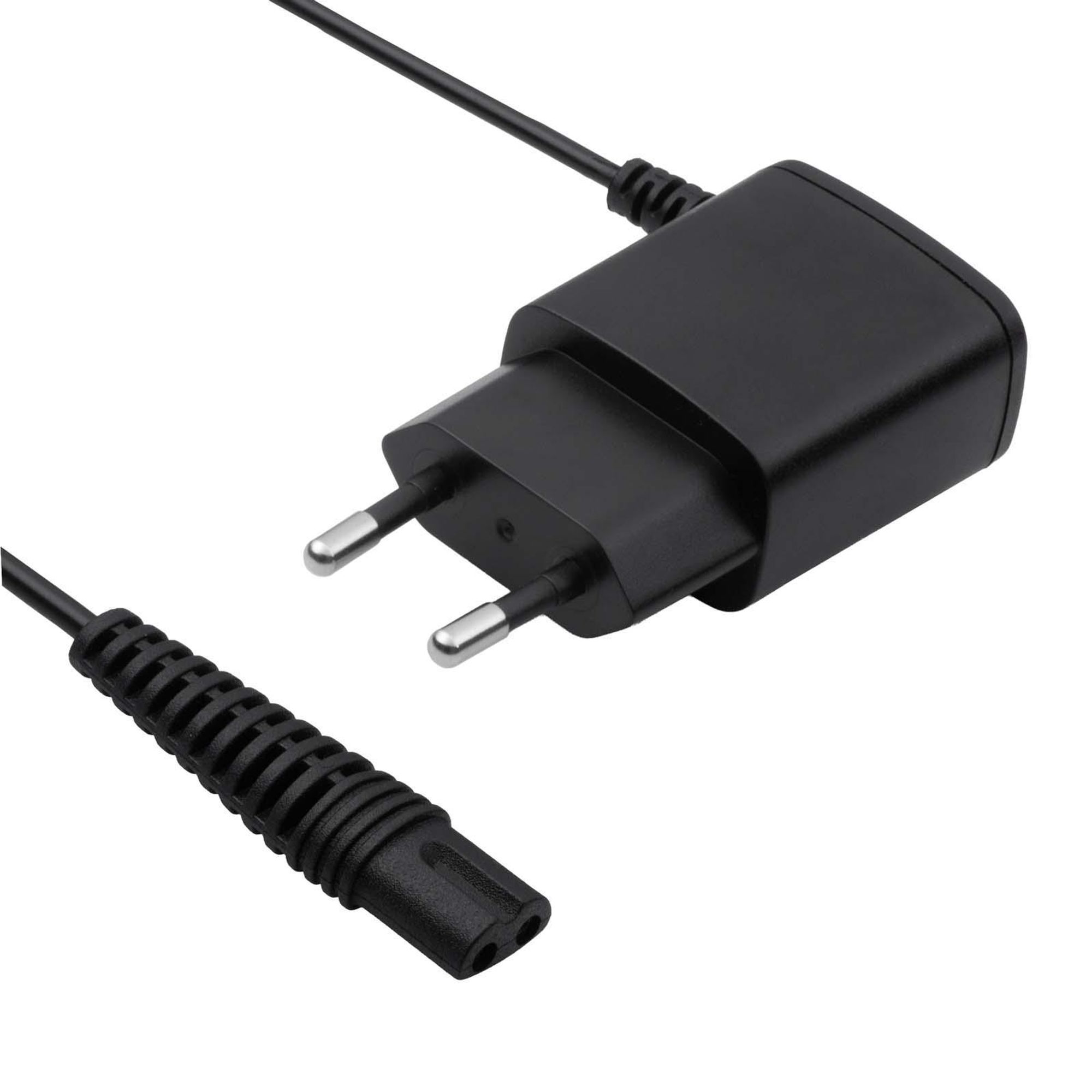 Akyga Netzteil mit Braun-Stecker und europäischem Netzstecker