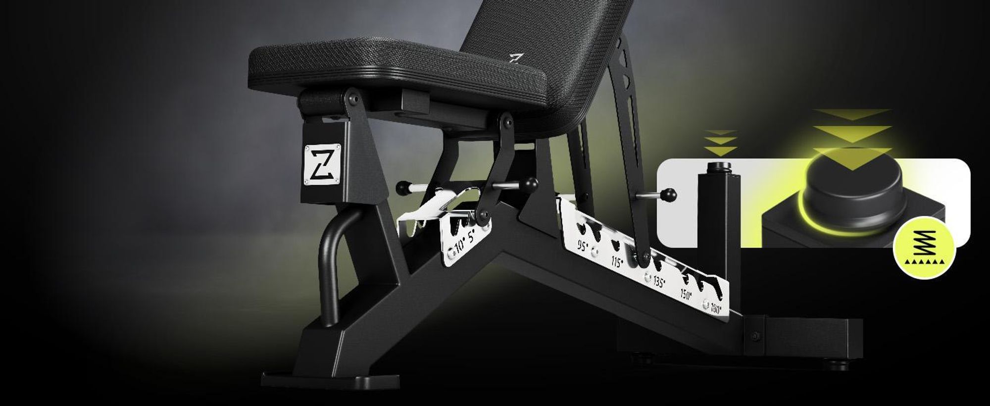 ZIPRO Powerhouse – nastaviteľná posilovňa s činkami: lavička na bench press, naklonená lavička, rovná lavička, tréningová lavička, posilovňa, 270 kg, pevná konštrukcia, domáca posilovňa, skladacia fitness lavička