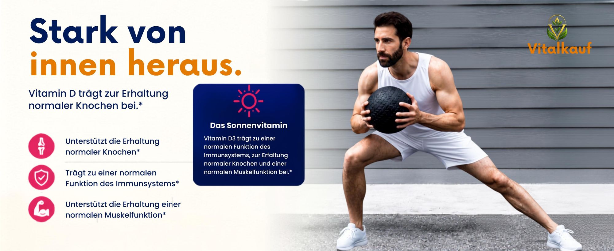 Vitalkauf Vitamin D3 Produktvorteile